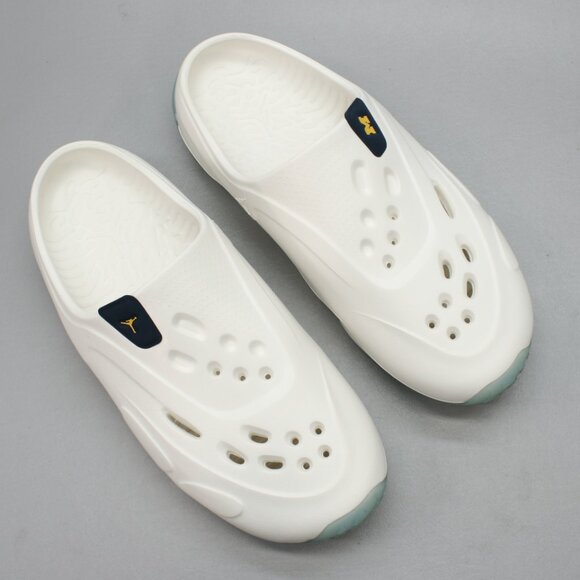 Jordan Mens 13 Roam Slides University Michigan Player Exclusive Wolverines Shoes - Picture 6 of 12